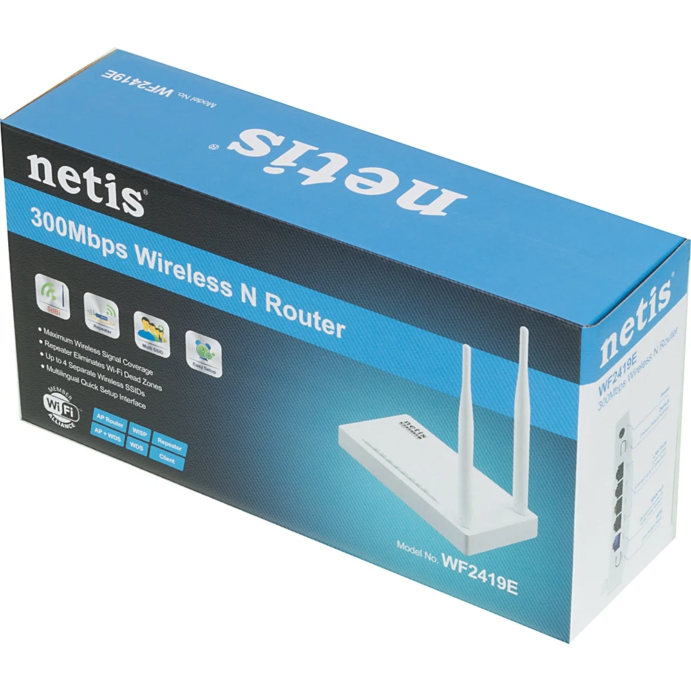 Роутер беспроводной Netis WF2419E N300 10/100BASE-TX