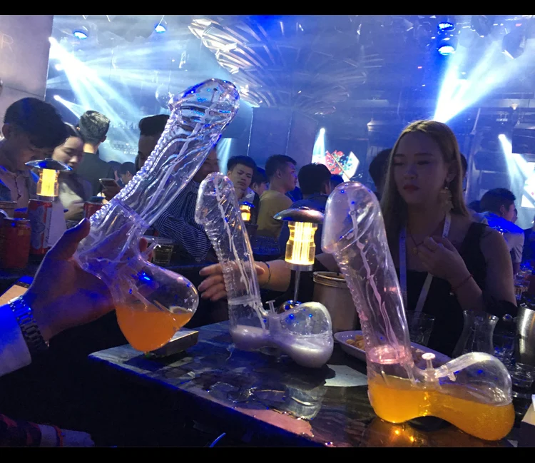 36*22 см прозрачный коктейльный пистолет бокал для коктейлей ночной клуб атмосферный реквизит приколы подарки на день рождения последний бар KTV атмосферная опора