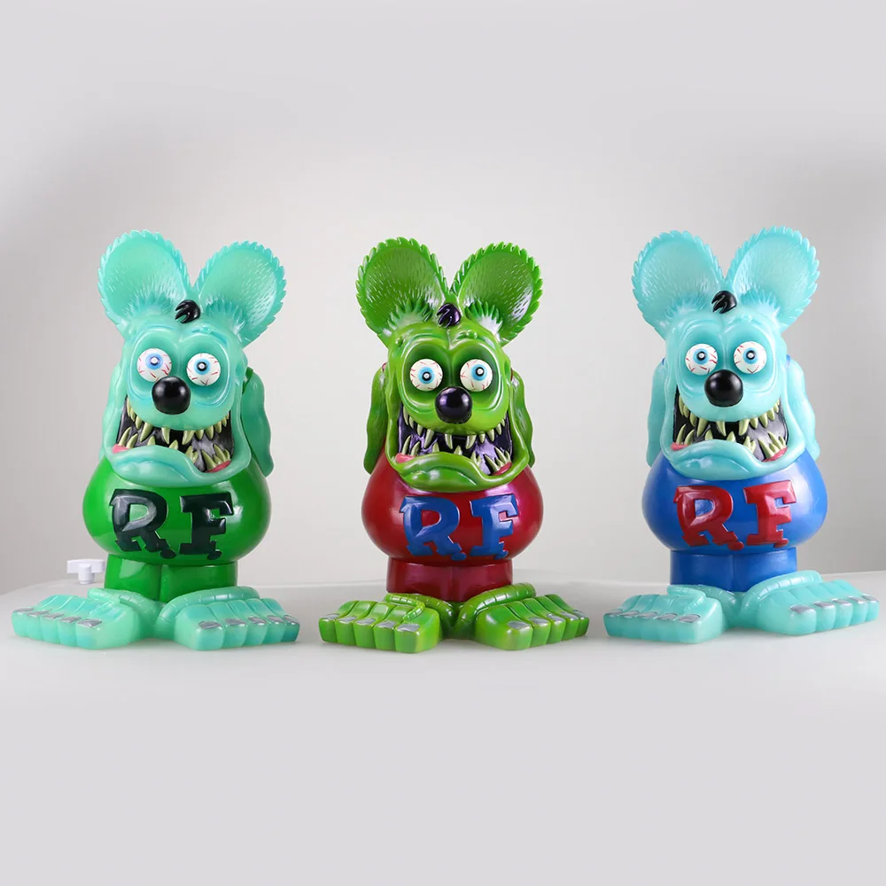 

RAT FINK Mouse Glow In Dark Ratfink Mouse Action Figure Ed Big Daddy Roth Model Toy Colections Christmas Gifts