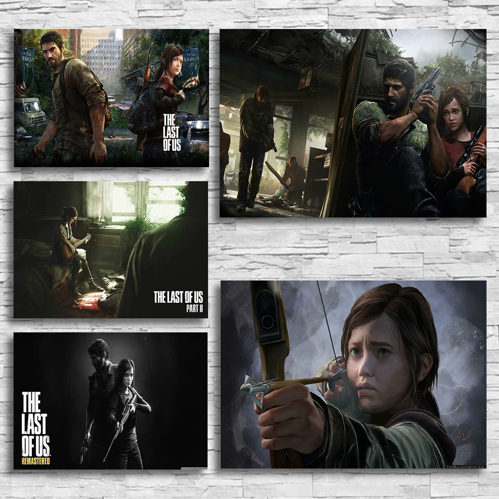 

The Last of Us Posters Game Wall Stickers White Coated Paper Prints Clear Image Home Decoration Livingroom Bedroom