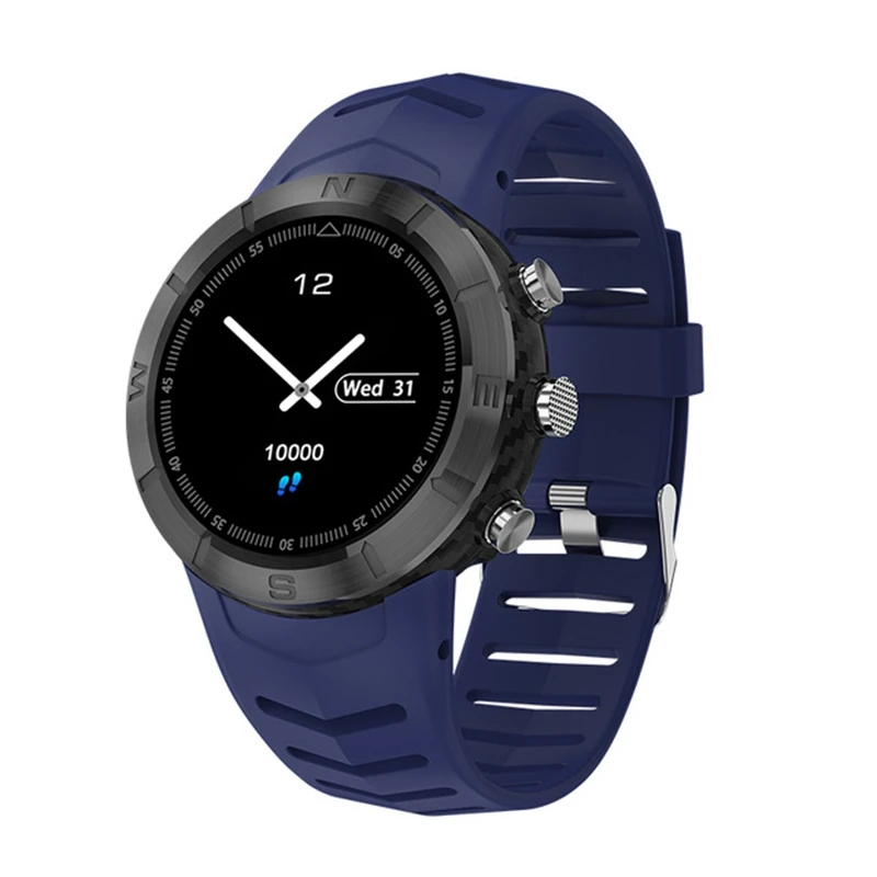 Blue Горячие Dt08 Смарт-часы мужские 1,3 дюймов Ip67 водонепроницаемые спортивные Смарт-часы отслеживатель Шагомер Смарт-часы для Ios Andriod - Цвет: Blue