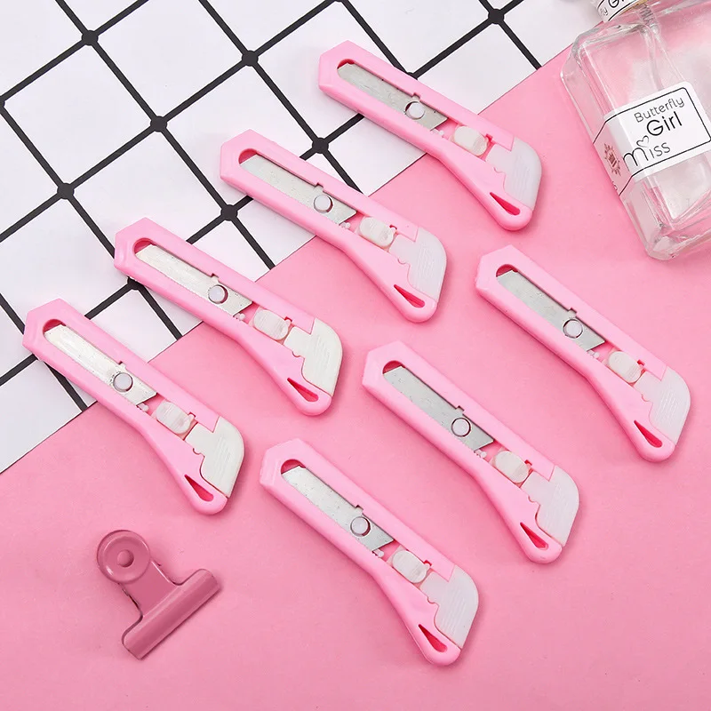 Mini Portable Utility Knife Art Cutter Stationery Express Delivery Box Opener Letter Opener Office Paper Knife Tools 1 Pcs