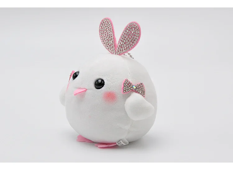 Новинка 1 шт. Kawaii милые 7 см розовый желтый курица Плюшевые игрушки расслабляющие цыпленок мягкие игрушки, детская игрушка подарок на день рождения
