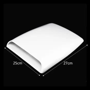 

Universal Cover Car Roof Decor Air Flow Intake Hood Scoop Base Tool ABS Plastic