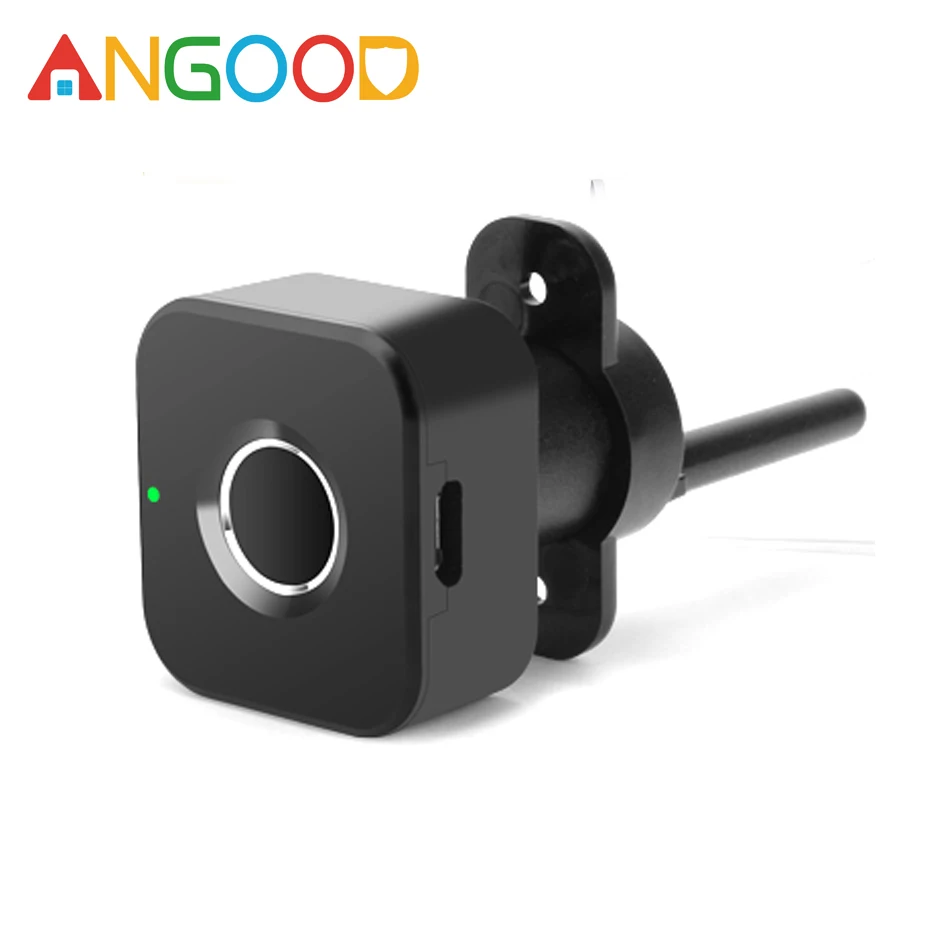 

ANGOOD Smart Keyless Fingerprint Security Anti-theft Cabinet Lock Biometric Electric Lock for Office Drawer File Cabinet Unlock