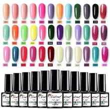 Новое поступление Гель-лак УФ излечиваемый полимерный гель лампа для полировки ногтей Полупостоянный лак для ногтей Гель-лак телесный лак для ногтей гель цвет