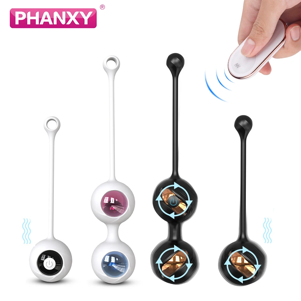 Phanxy Kegel Balls Vibratore Giocattoli Del Sesso Per Le Donne 9 Speed Geisha Balls G Spot Palle Muscolari Vaginali Esercizio Stretto Sexules Toys