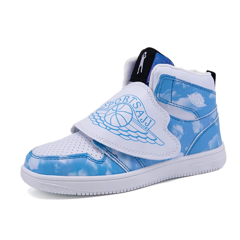 

Spring and autumn new luminous flying wings children's basketball shoes sports shoes boys and girls sports shoes