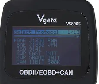 Авто DTCS код читателя диагностический инструмент Vgate VS890 VS890S OBD II диагностический сканер VS890S OBDII/EOBD+ CAN