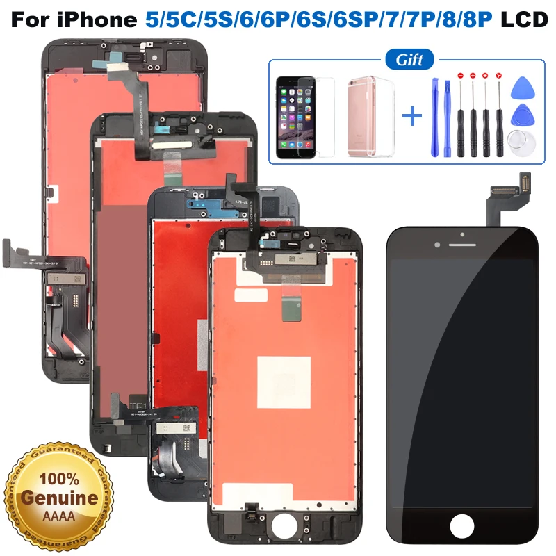

Grade AAAA++++ for iPhone 6 6S 7P 8P LCD with Perfect 3D Touch Screen Digitizer Assembly for iPhone 5S Screen Factory Wholesale