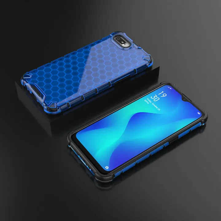 Realme C2 задняя крышка для OPPO A1K чехол TPU бампер жесткий корпус для Funda OPPO Realme C2 чехол Real Me C 2 2C A1 K RMX1941 CPH1923