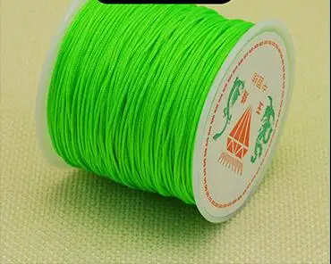 1Roll 0.8 1 1.5 mm Nylon Cord Thread Chinese Knot Macrame Cord Bracelet Braided String DIY Tassels Beading String Thread Jewelry 