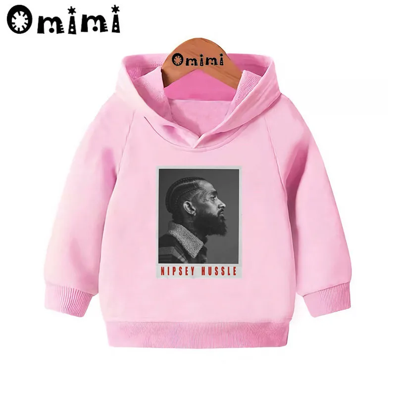 Детские толстовки «рэпер Lil Peep Nipsey Hussle» детские толстовки с капюшоном пуловер для малышей топы для девочек и мальчиков, осенняя одежда KMT5280