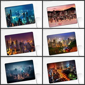 

XGZ Big Promotion Cityscape MousePads Computer Game Player Play Mat 22X18CM DoTA 2
