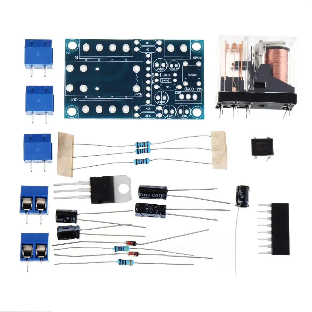 CLAITE 12-24 В UPC1237 DIY Lound Динамик Защита доска комплект задержка загрузки DC монитор