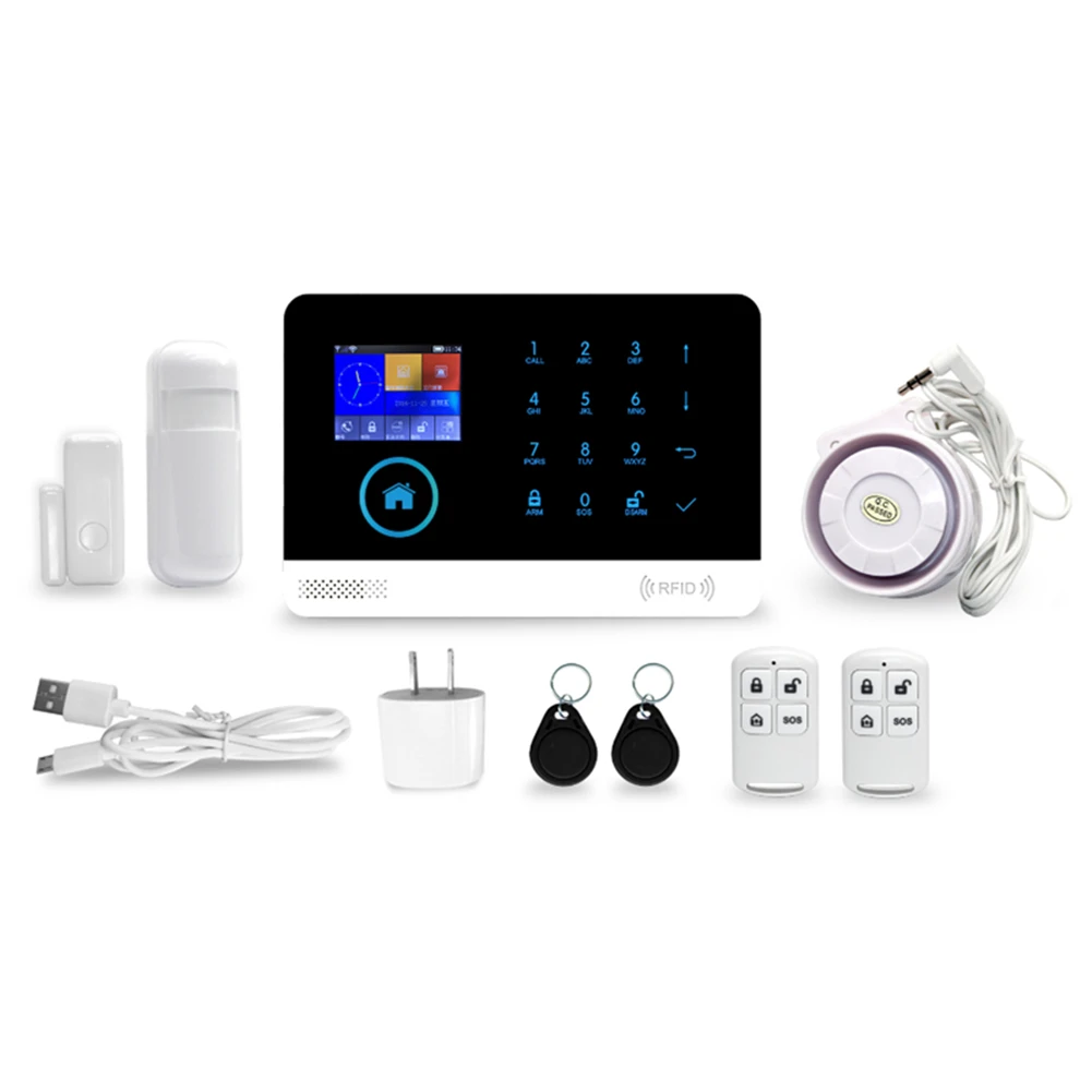 

GSM WIFI 2G Wireless Smart Home Security Alarm System APP Remote Alarm System PG103 Alarm