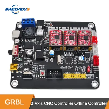 

Daedalus GRBL Controller Board 3 Axis CNC Controller Offline Controller Laser Board For 3018 1610 2418 Engraving Machine