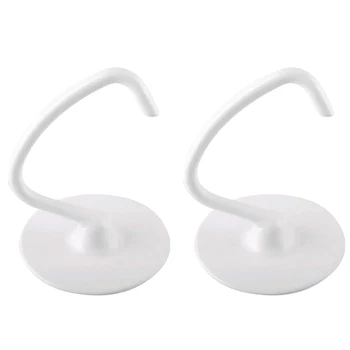 

Botique-Spiral Coated Metal Dough Hook and Dough Hook Mixing Head for K45DH K45 Inclined Bench Mixer,Bread Hook Attachment 2Pcs