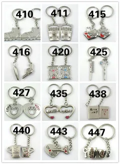 Metal Keychains Creative Fashion Men Car Waist Hanging Buckle Business Valentine's Day Gift Pendant Customizable Logo