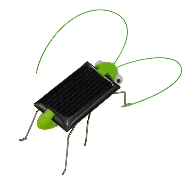 wholesale Solar Grasshopper Insect Bug Moving Toy, Lovely funny Mini Solar toy Insect Teaching Fun Gadget Toy Gift 4