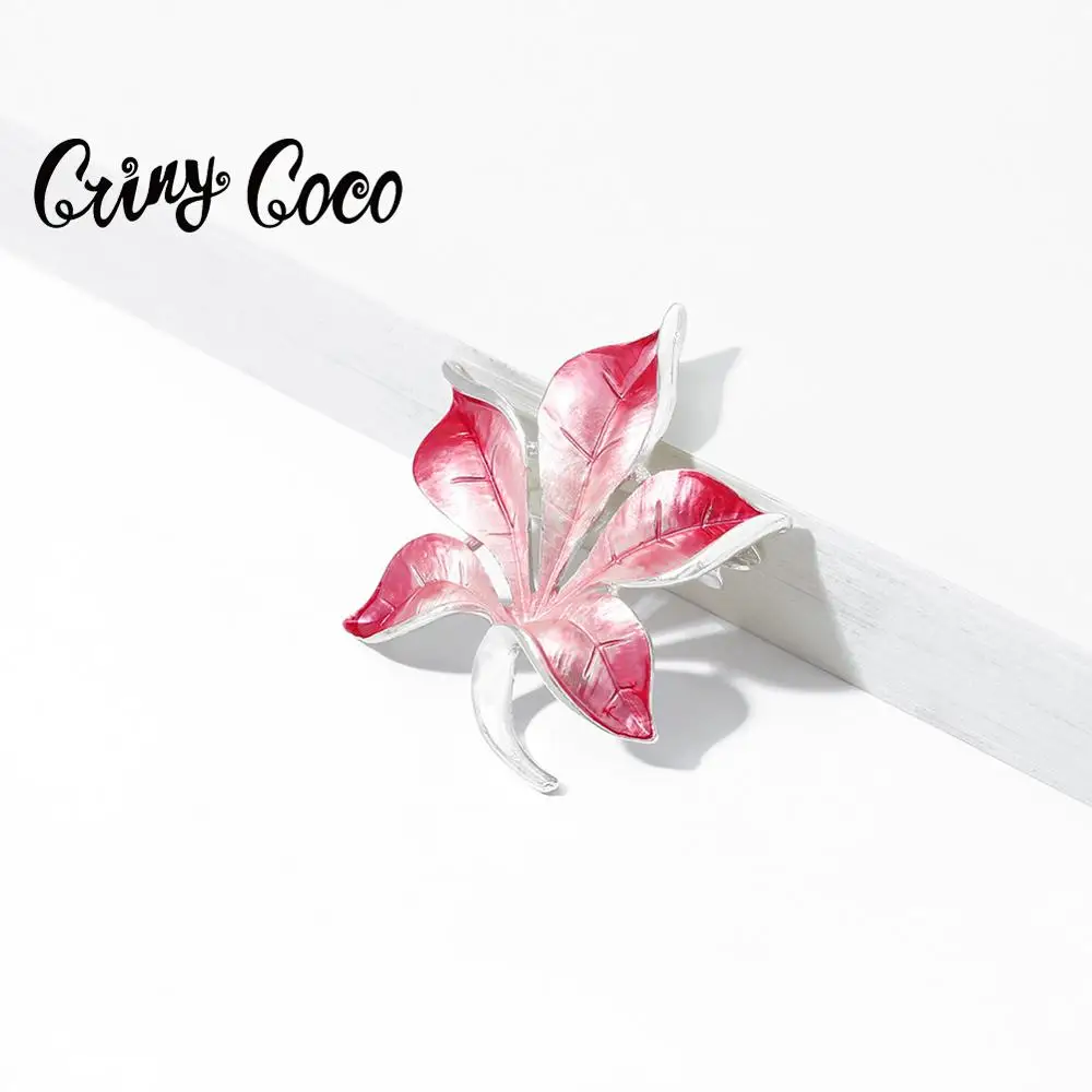 Cring Coco оригинальный дизайн броши в виде кленового листа женская бижутерия