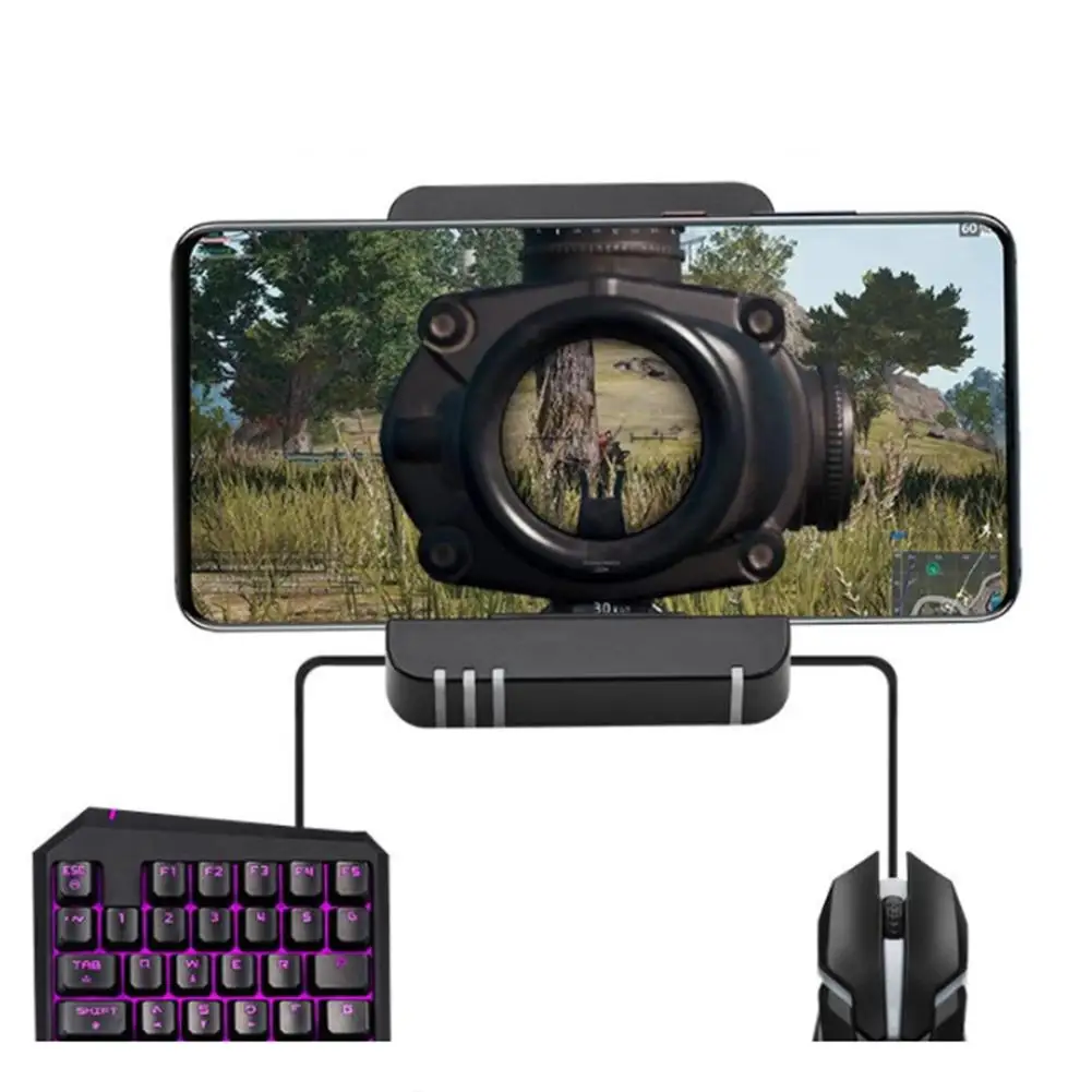 Bluetooth игровая клавиатура мышь конвертер адаптер для iOS Android телефон планшет Bluetooth игровая клавиатура мышь