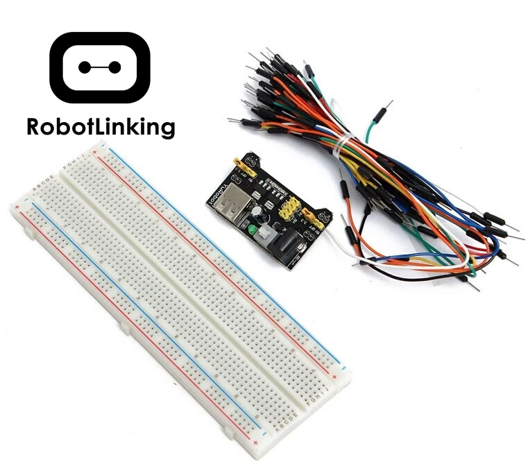 3.3V//5V power module MB102 830 points Solderless Prototype Breadboard kit