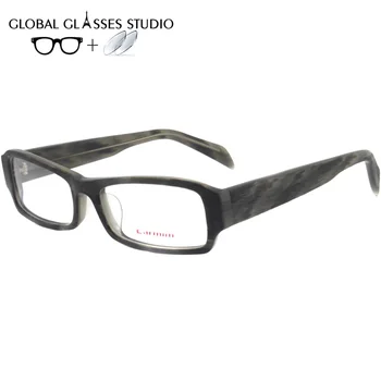 

New High Quality Men Acetate Hinge Light Gray Myopia Glasses Frame/Eyeglasses/Optical Frame/Eyewear RA8080 C18