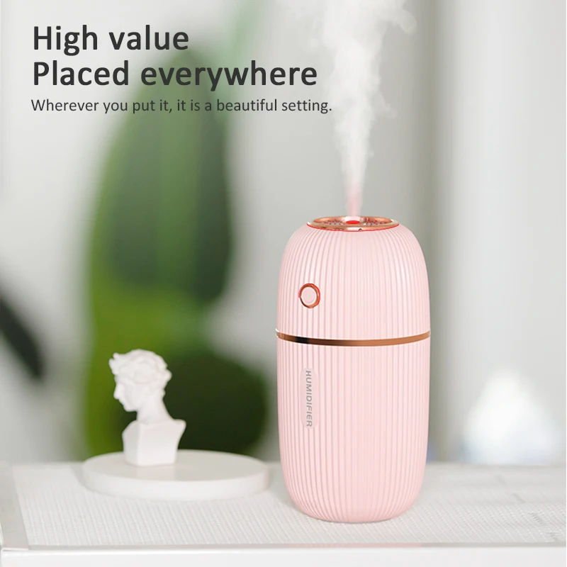 Buy 7 Color Change LED Night lamp light 300ML air purifier USB car essential oil aromatherapy machine ultrasonic humidifier home