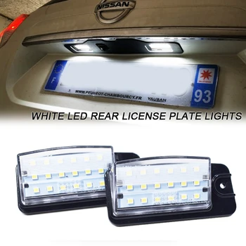 

Car Stylinge LED Rear Number License Plate Lights For Nissan Murano Altima Maxima Pathfinder Rogue X-Trail T32 NV3500 NV2500