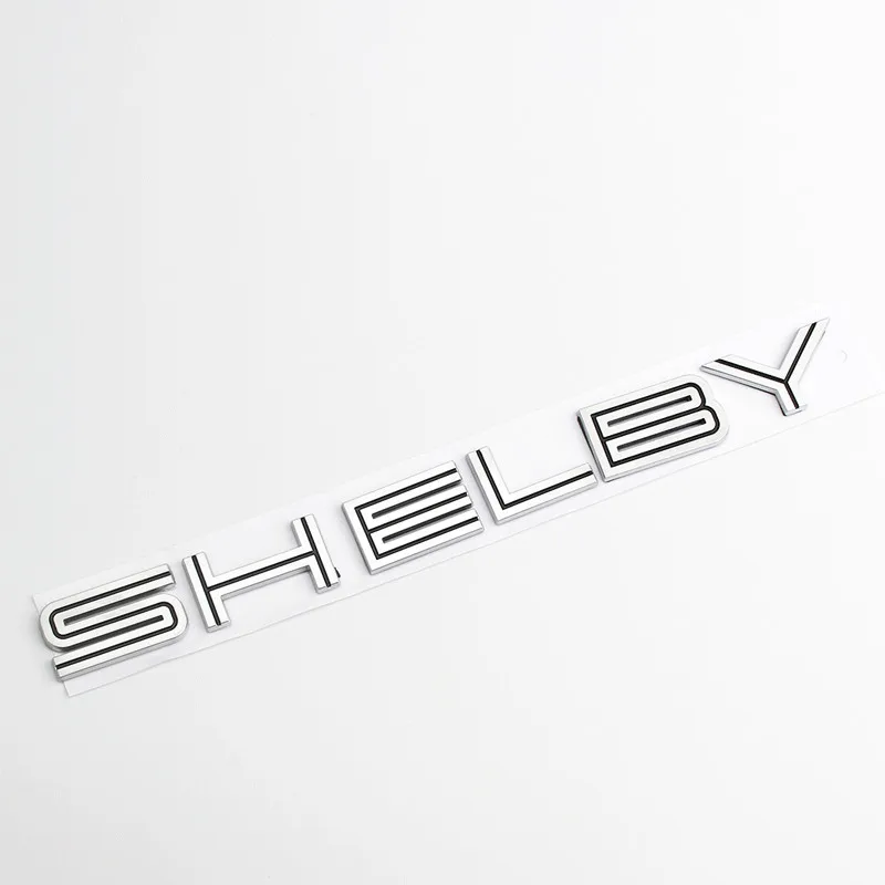 Покрытие АБС 30*2,8 см 3D Автомобильная эмблема SHELBY задний багажник значок боковые логотипы автомобили наклейки на тело