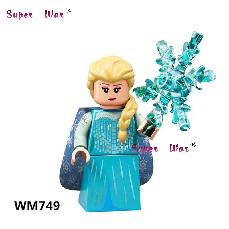 WM749 50 шт. История игрушек Мультфильм Анна Жираф арбуз хула Лула Люся конфеты рэпер котенок поп звезда строительные блоки для детей - Цвет: WM749