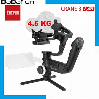 

Zhiyun Crane 3 LAB 3-Axis Handheld Gimbal Stabilizer for DSLR Cameras and Camcorder, Extendable Roll Axis, 4.5kg Payload