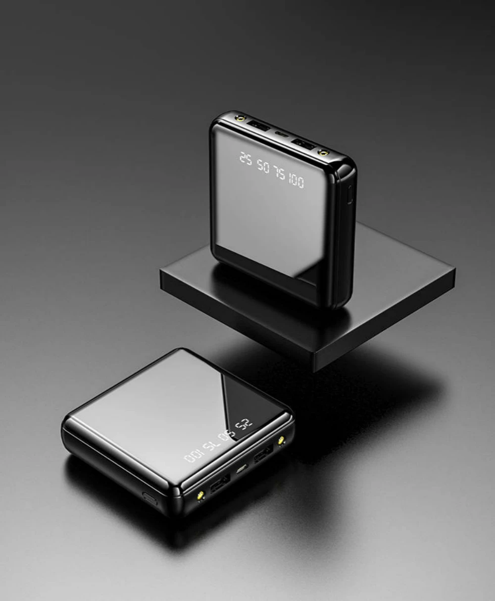 Mi ni power Bank 10000 мАч портативное зарядное устройство 10000 мАч USB PoverBank Внешнее зарядное устройство для Xiaomi mi 9 iPhone 6 6S