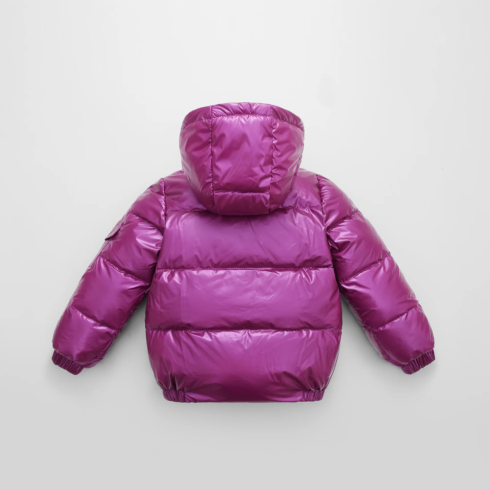 3-10 years old children's space down jacket winter new boys and girls shiny face baby thick coat hooded tide
