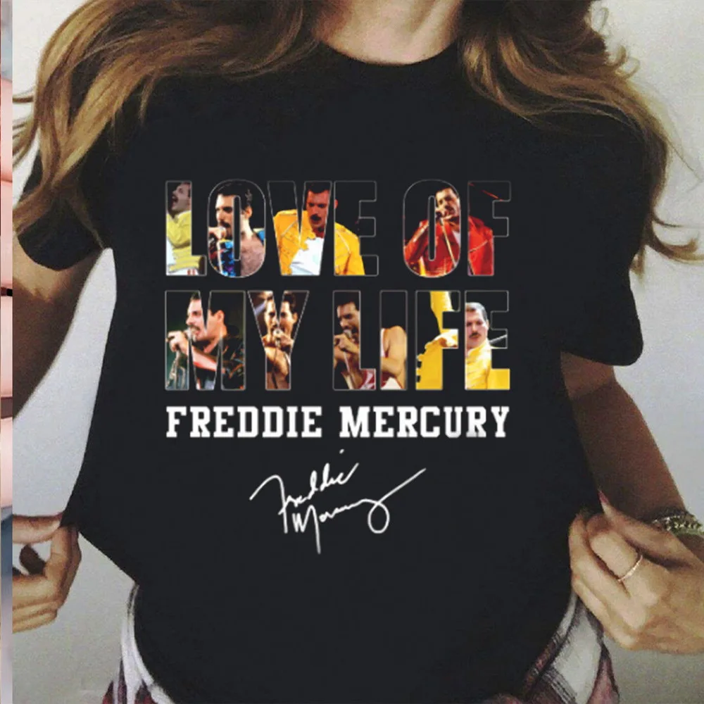 Freddie Mercury Love Of My Life футболка с надписью черная хлопковая S 3Xl Подарочная на день