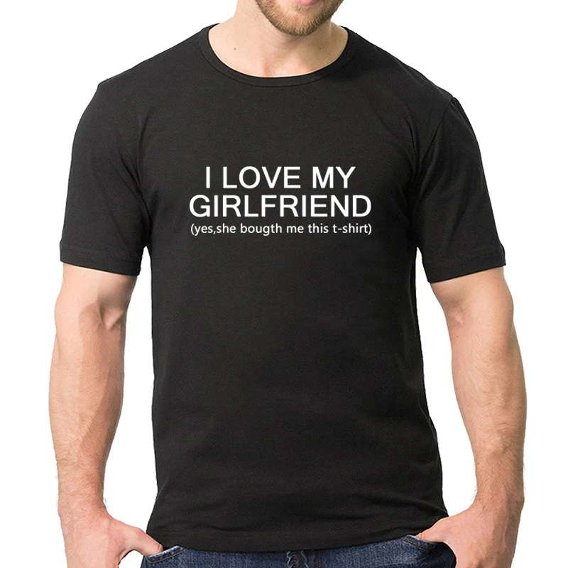 Футболка мужская с надписью I Design Love My Girl модный топ коротким рукавом одежда в