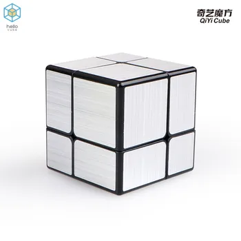 

QiYi Color Mirror 2x2x2 Magic Cube Speed puzzle games cast coated neo cube toys for children cubo magico neo Cube Highlight