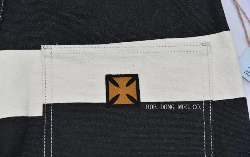 BOB DONG новые мотоциклетные штаны в полоску для узников винтажные байкерские брюки 16 унций