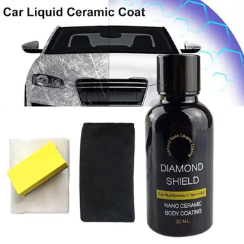 

9h Liquid Glass Ceramic Car Coating Waterproof Nano Ceramics Car Paint Care Liquid Anti-scratch Super Hydrophobic Glass #Zer