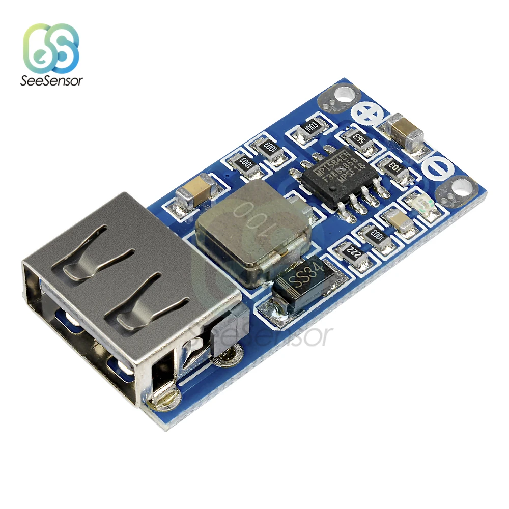 DC-DC 9V 12V 24V до 5V 3A USB понижающий модуль Напряжение регулятор конвертер телефон зарядное устройство автомобиль Питание модуль