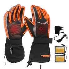 Высококачественные аккумуляторные электрические теплые нагревательные перчатки, мотоциклетные перчатки с батареей, зимние спортивные перчатки с подогревом для лыжного альпинизма