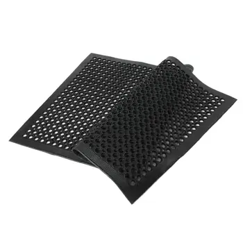 

Bathroom Bar Kitchen Mat Industrial Rubber Non-slip Hexagonal Mat 150*90cm Multi-functional Safety Anti-fatigue Mat Drainage