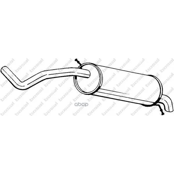 Глушитель Задний Bosal арт. 278-039