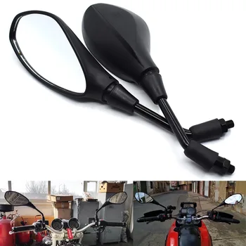 

Universal 10mm black Motorcycle Rearview Back Side View Mirrors For MV Agusta Brutale 910R 989R 920 990 1078RR 1090 F4 750S