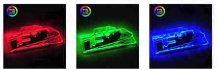 Block(12V 4Pin AURA) Bykski N-TESLA-P100-X полный охват GPU водный блок для Leadtek Tesla P100 кулер для видеокарты радиатор водяного охлаждения - Цвет лезвия: Block(12V 4Pin AURA)