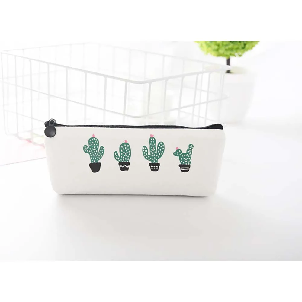 four cacti Мультяшная маленькая косметичка Кошельки для монет дорожный Макияж сумка женская косметичка органайзер для мытья хранения в мешках кошельки - Цвет: four cacti