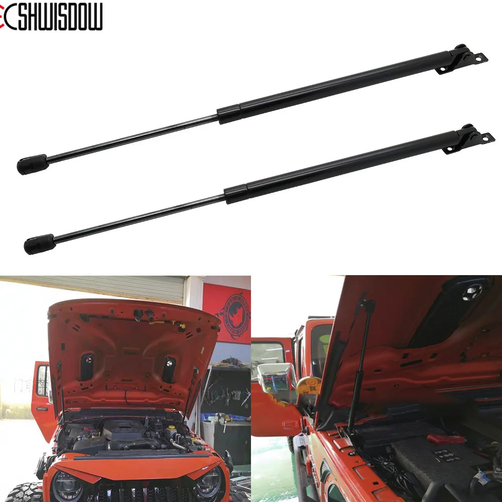 

Car Bonnet Hood Cover Lifting Support Spring Gas Shock Bracket Hydraulic Rod Strut Bars for Jeep Wrangler 2018 to 2019 JL