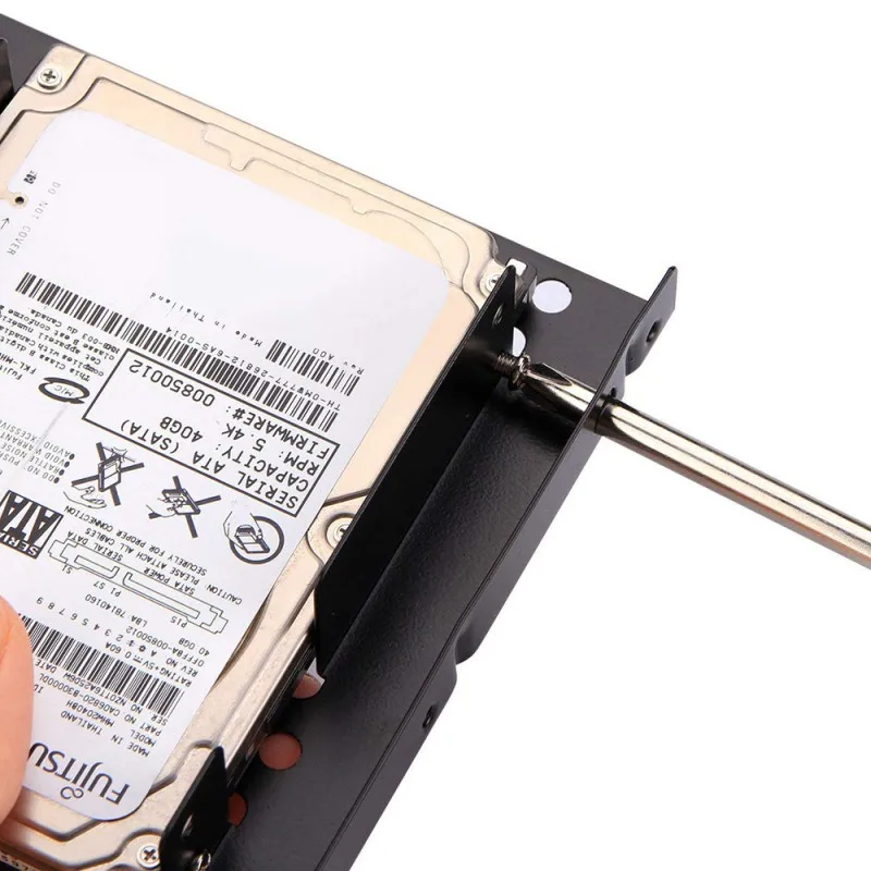 Металлический двойной отсек 2,5 "до 3,5" Монтажный кронштейн для жесткого диска HDD SSD монтажная рамка карта памяти