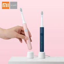 Xiaomi электрическая зубная щетка Sonic WaveRechargeable качество смарт чип сменная Зубная щетка головка отбеливание HealthyBest подарок 4